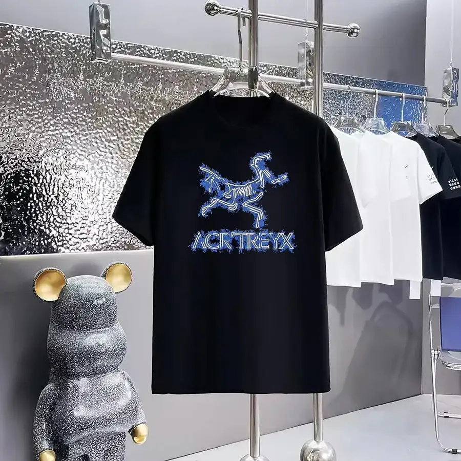 Arcteryx OXS Fit Printed Outdoor Round Neck Short Sleeve T Shirt