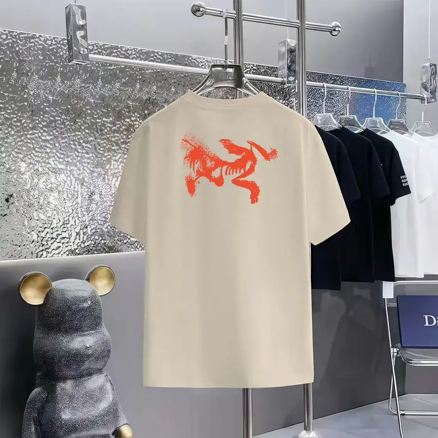 Arcteryx OXS Fit Printed Outdoor Round Neck Short Sleeve T Shirt