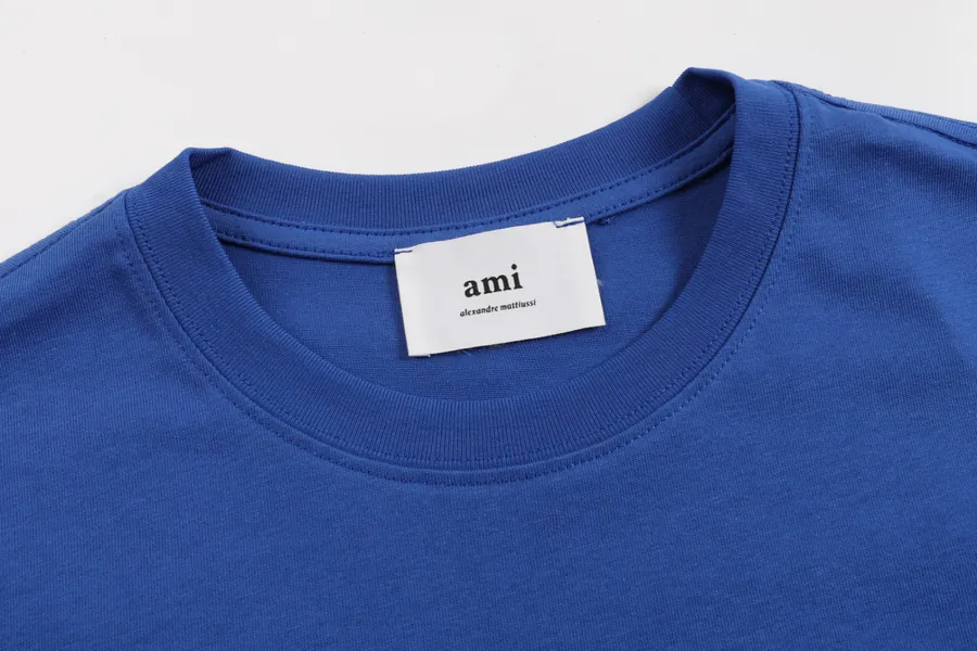 Ami Rainbow Embroidered Heart Short Sleeve 8 Colors
