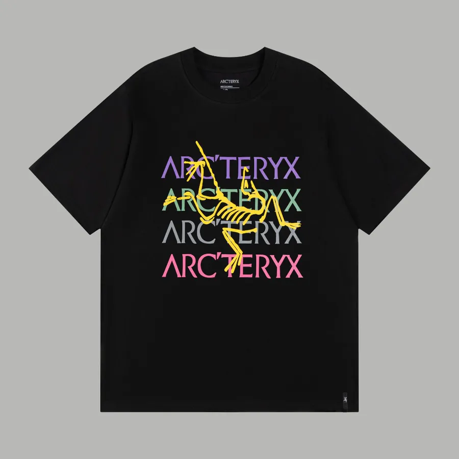 ARC辰星专供 Multicolor Letter Print Short Sleeve