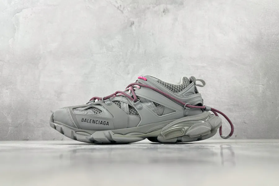BAL Tra Trail Round Toe Buckle Sneaker in Gray