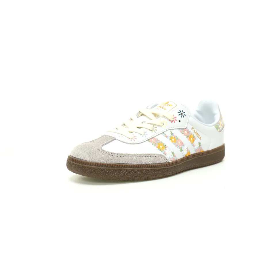 Originals Samba OG Cloud White Cloud Flower Embroidery Low Top Sneaker