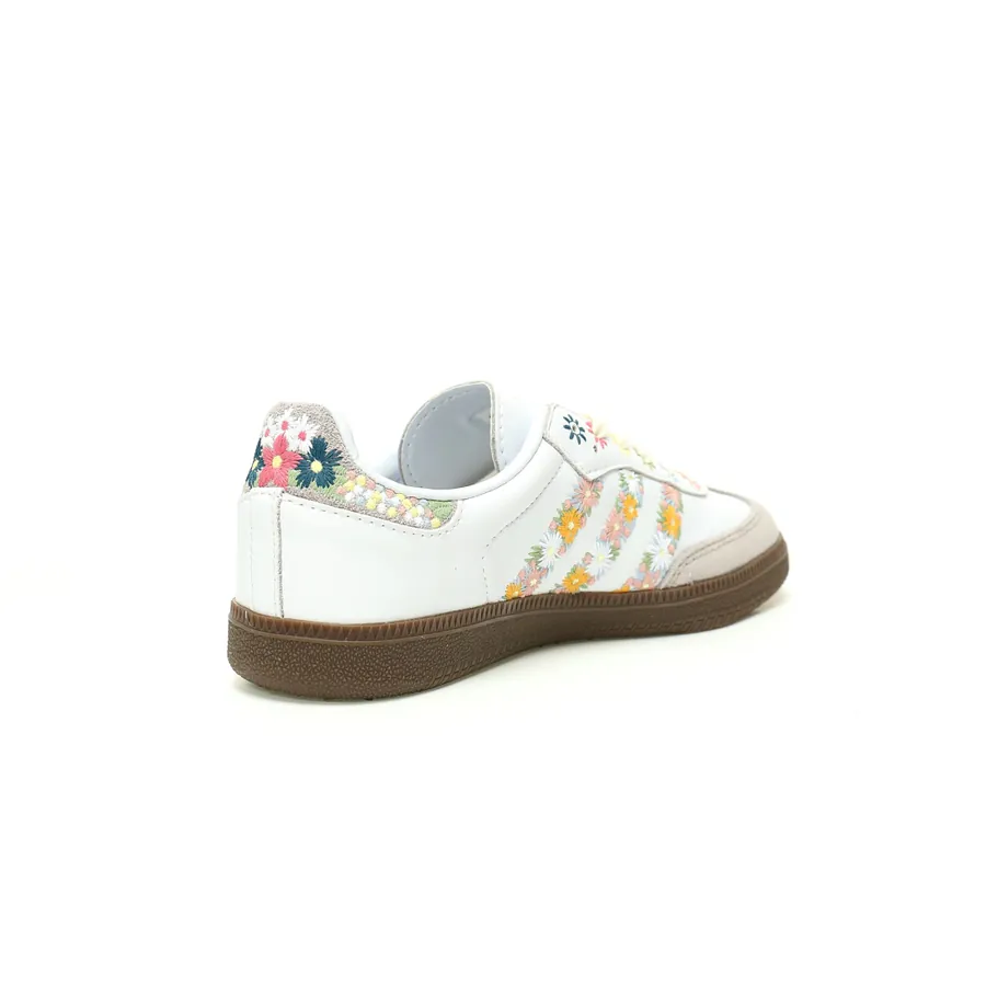 Originals Samba OG Cloud White Cloud Flower Embroidery Low Top Sneaker