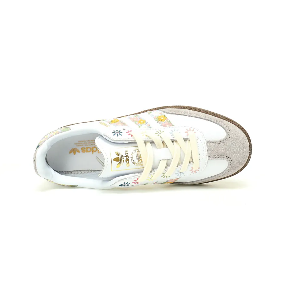Originals Samba OG Cloud White Cloud Flower Embroidery Low Top Sneaker