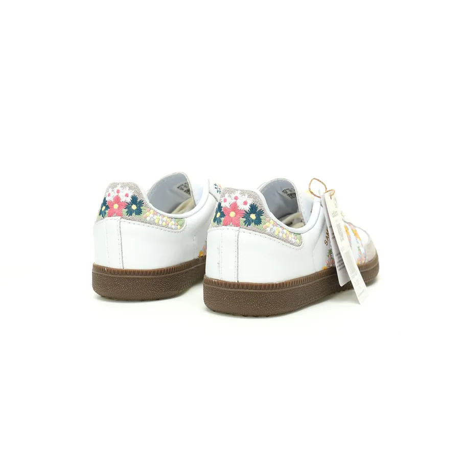 Originals Samba OG Cloud White Cloud Flower Embroidery Low Top Sneaker