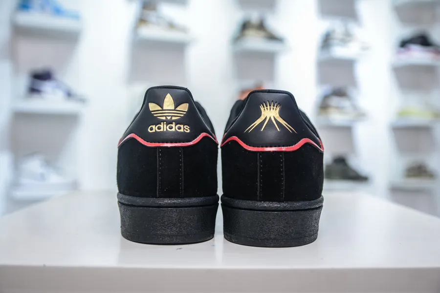 Felipe Gustavo x AD Originals Superstar Black Red Grained Calfskin