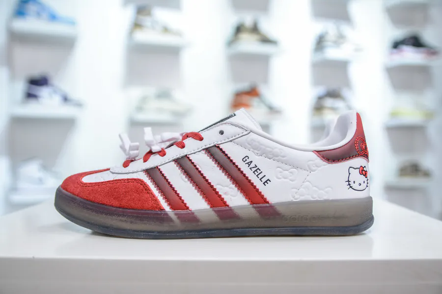 Hello Kitty x Adidas Originals Gazelle Indoor Red White