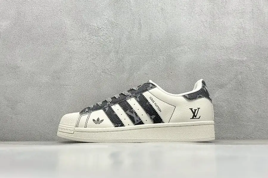AD Originals Superstar x Louis Vuitton White Black