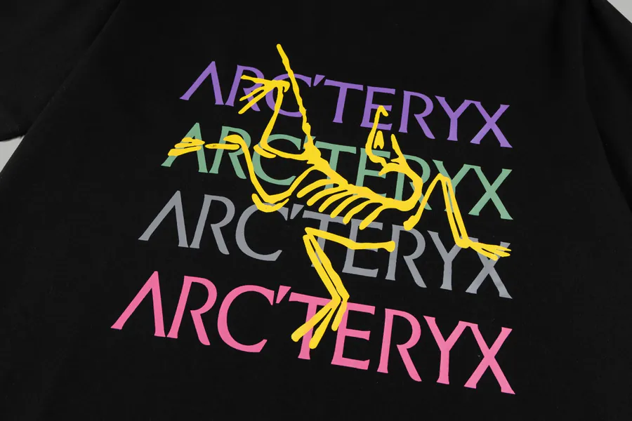 Arc辰星专供 Multicolor Letter Print Short Sleeve