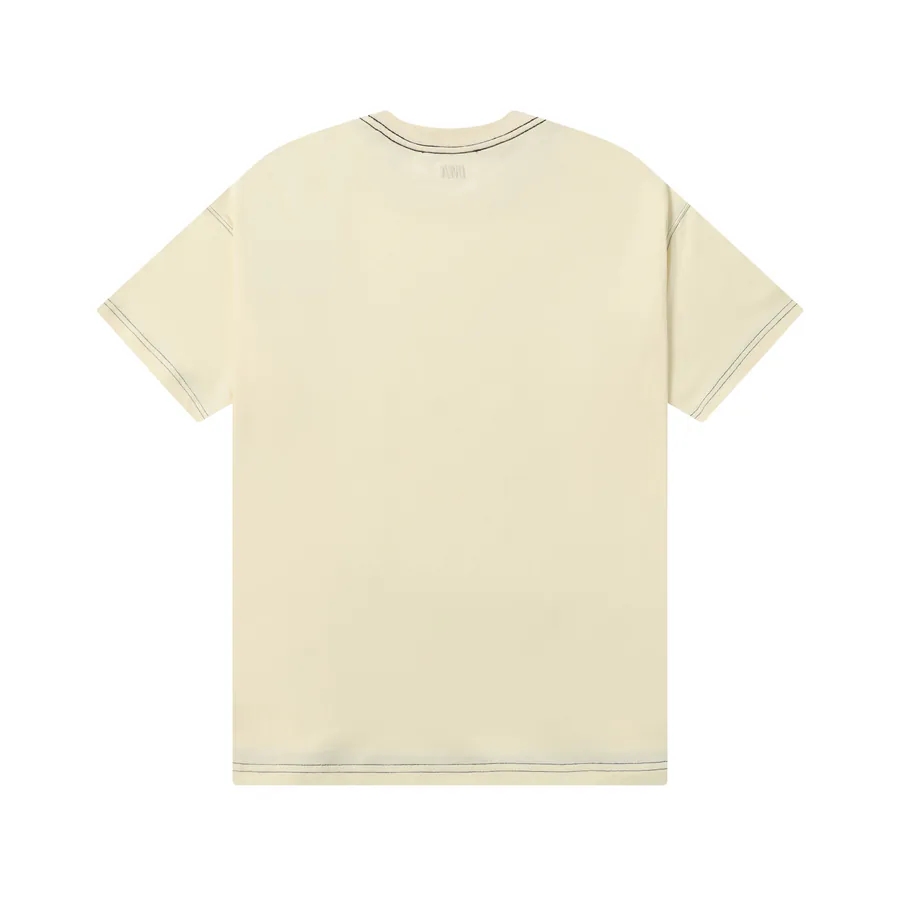 AMI 612 Summer Short Sleeve 100% Double Cotton, Grained Calfskin, Apricot