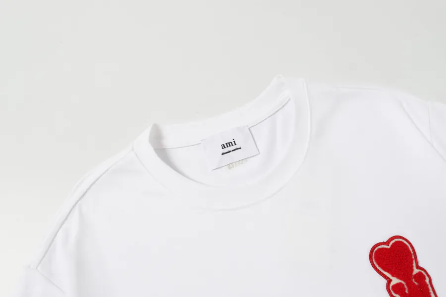AMI Limited Edition Summer Short Sleeve White and Red