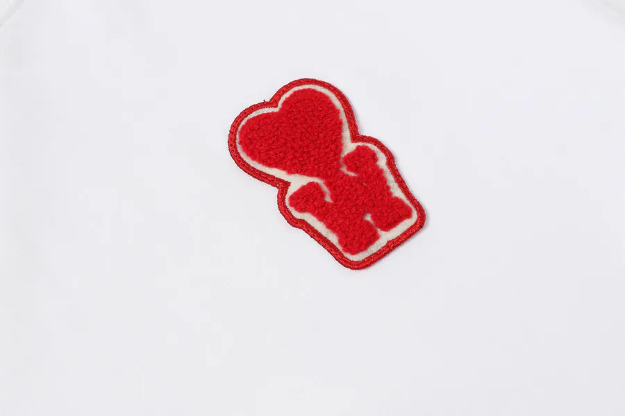 AMI Limited Edition Summer Short Sleeve White and Red