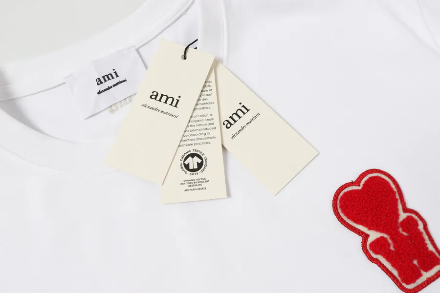 AMI Limited Edition Summer Short Sleeve White and Red