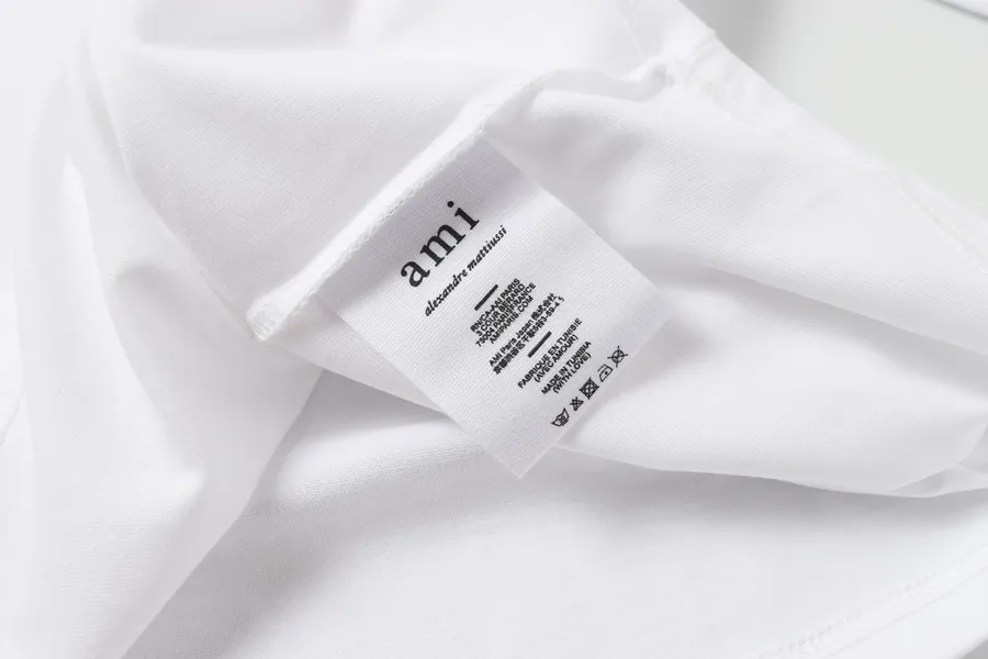 AMI Limited Edition Summer Short Sleeve White and Red