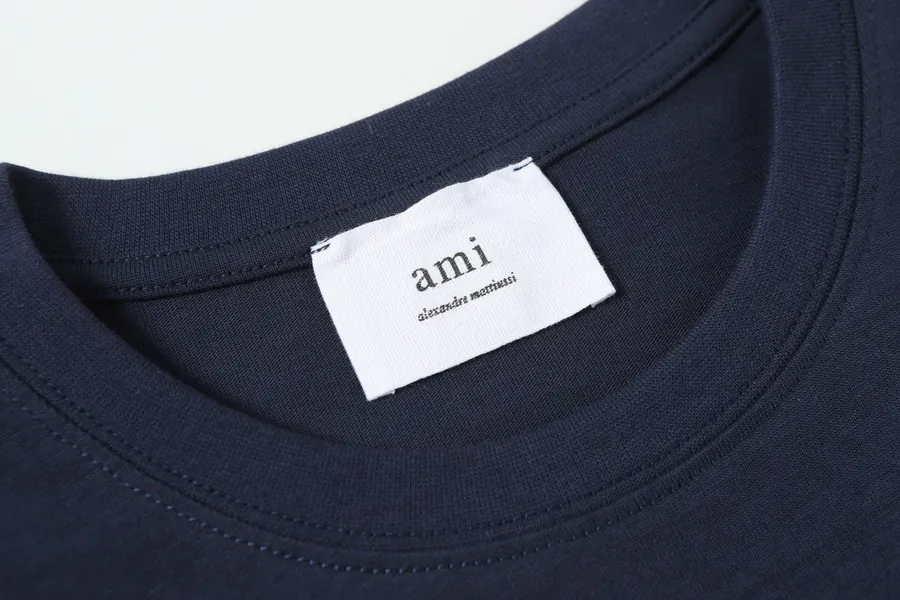 608 AMI春夏短袖 重磅厚实高克重