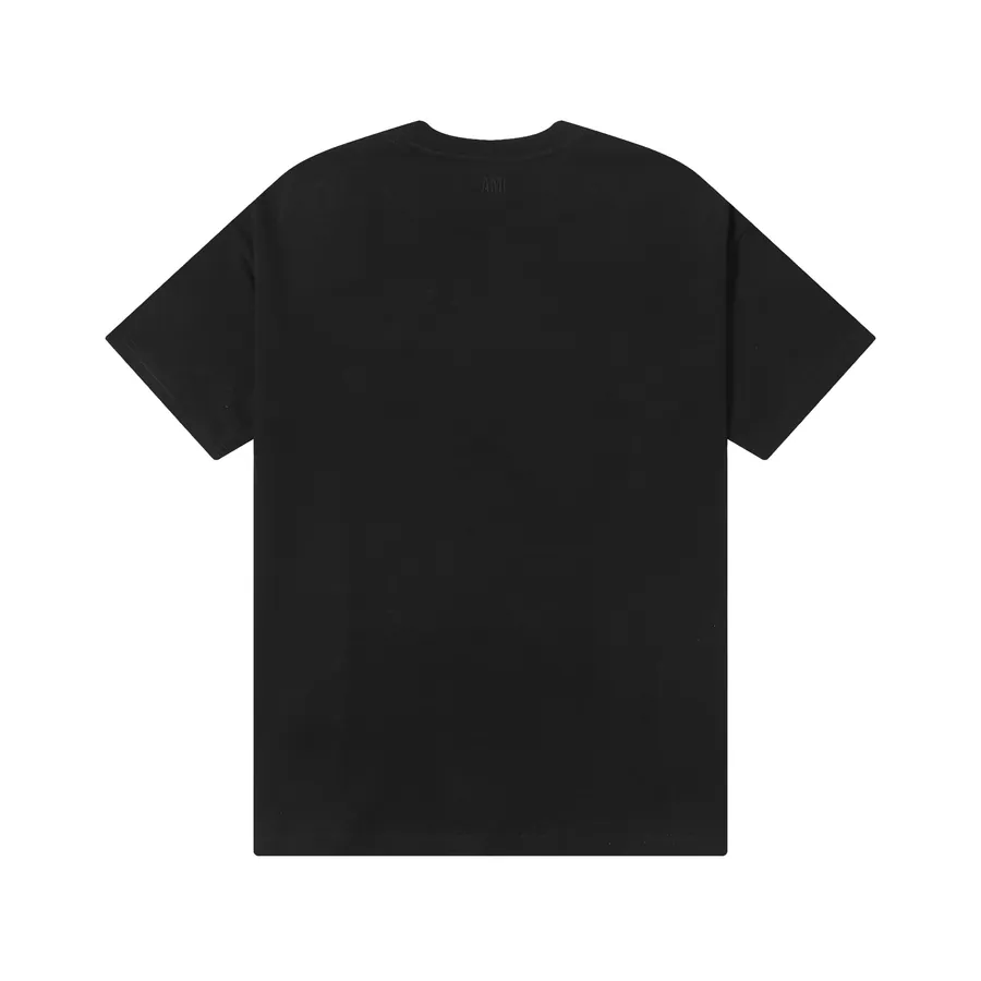 AMI 601 Summer Short Sleeve Premium Double Cotton, Black