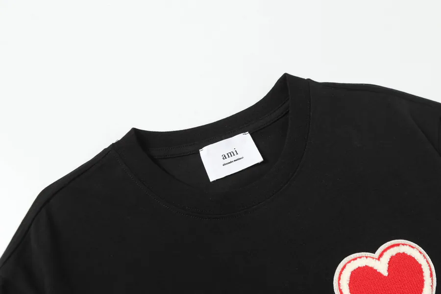 AMI Limited Edition Summer 2023 Short Sleeve Black and Red