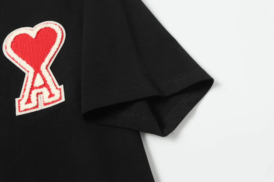 AMI Limited Edition Summer 2023 Short Sleeve Black and Red