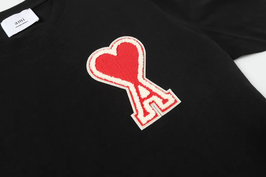 AMI Limited Edition Summer 2023 Short Sleeve Black and Red
