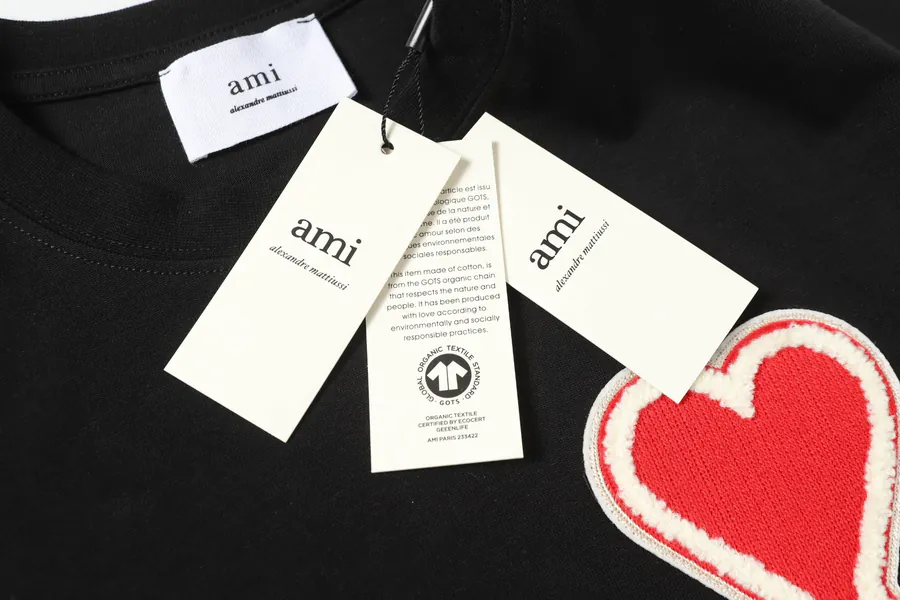 AMI Limited Edition Summer 2023 Short Sleeve Black and Red