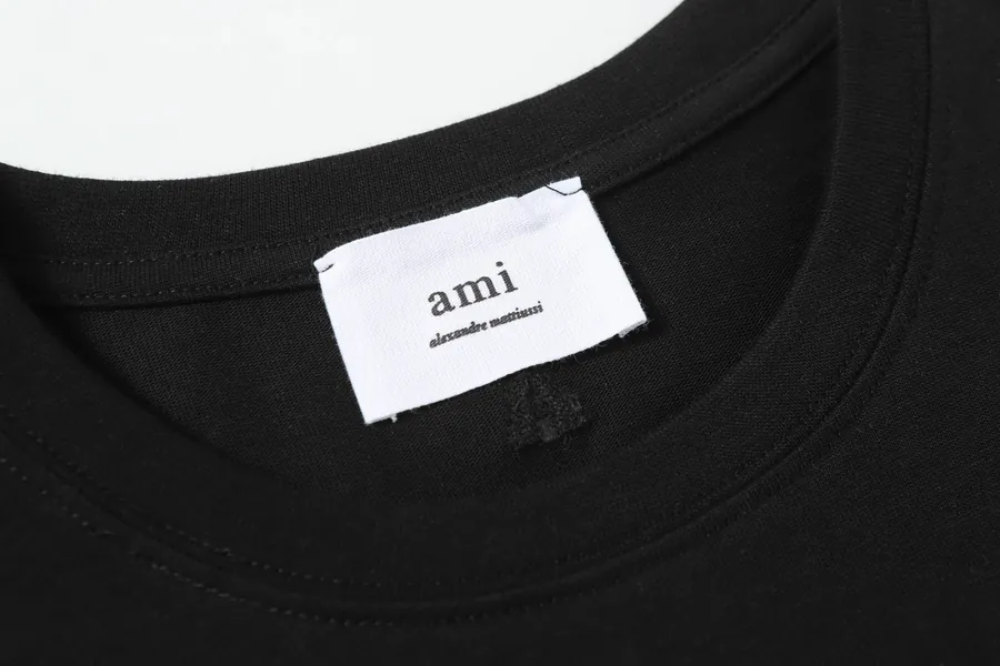 AMI 611 Summer Short Sleeve Black