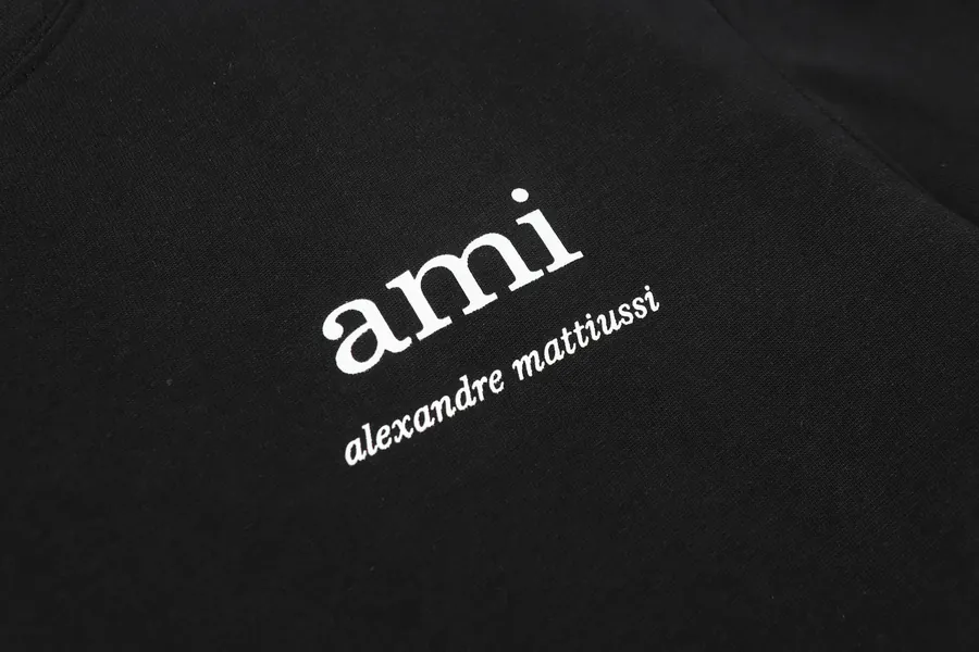 AMI 611 Summer Short Sleeve Black