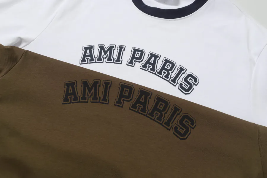 AMI Limited Edition Summer Short Sleeve Brown, White
