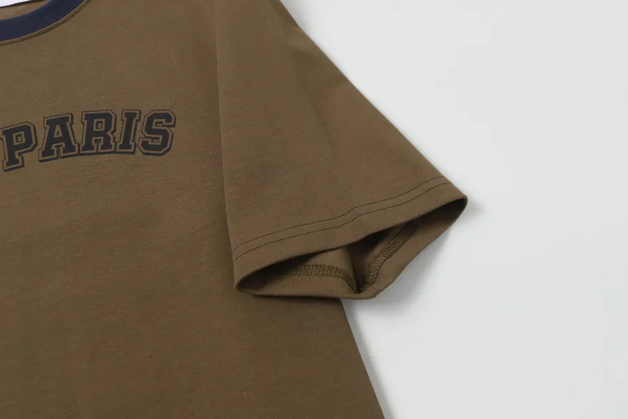 AMI Summer Short Sleeve Brown