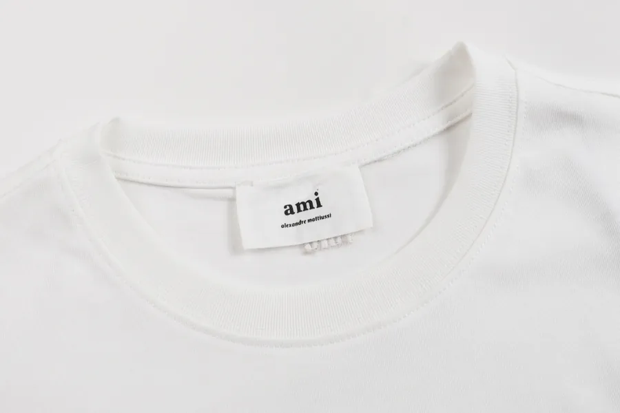 Ami Rainbow Embroidered Heart Short Sleeve Local 160 Version