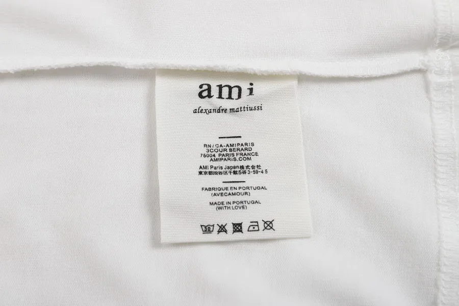 Ami Rainbow Embroidered Heart Short Sleeve Local 160 Version