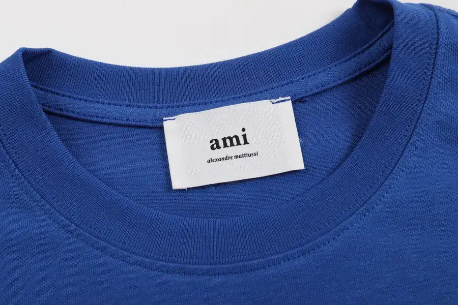 Ami Rainbow Embroidered Heart Short Sleeve Limited Edition Summer Collection
