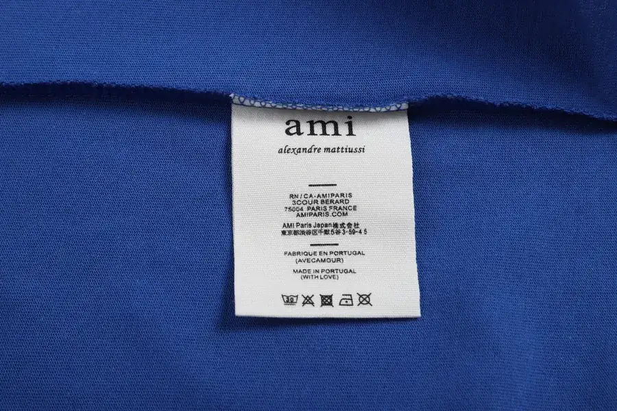 Ami Rainbow Embroidered Heart Short Sleeve Limited Edition Summer Collection