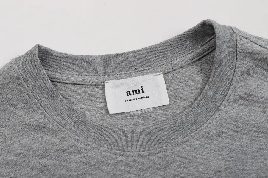 Ami Rainbow Embroidered Heart Short Sleeve Limited Edition