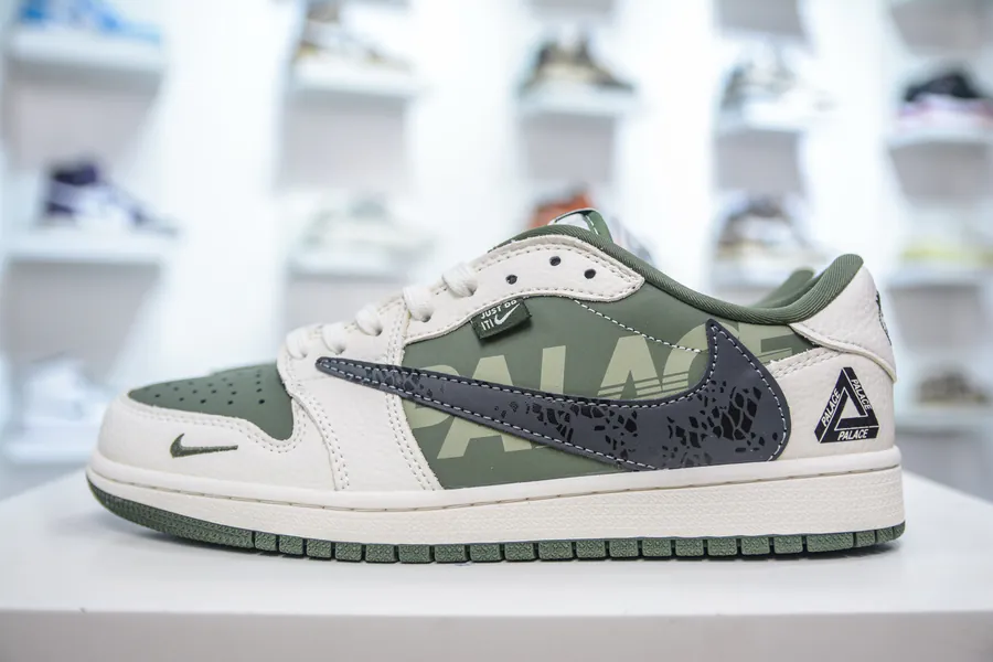 TS x Air Jordan x PALACE AJ1 Low Custom Color