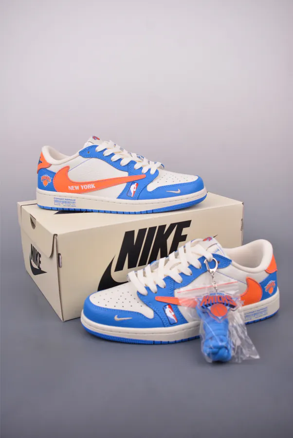 Fraent x Travis Scott x NBA Air 1 Low Triple Collaboration Sneaker