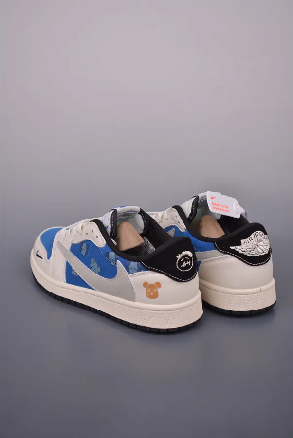 Fraent x Travis Scott x Violent Bear Air 1 Low Triple Collaboration