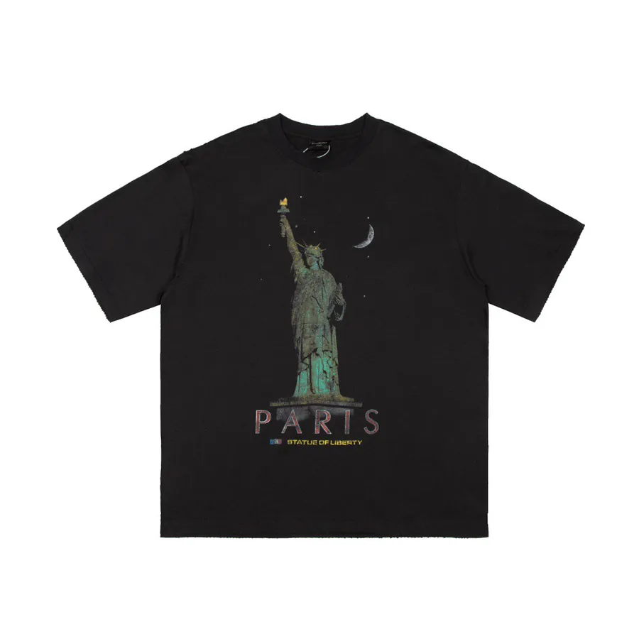 BAL Limited Edition Liberty Statue T Shirt with Vintage Feel