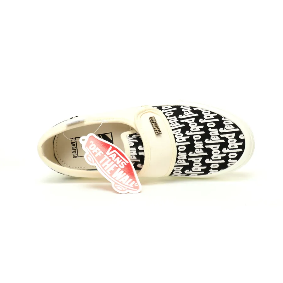 Fear of God x Vans Vault OG Slip on 47 V DX White Black Checkerboard