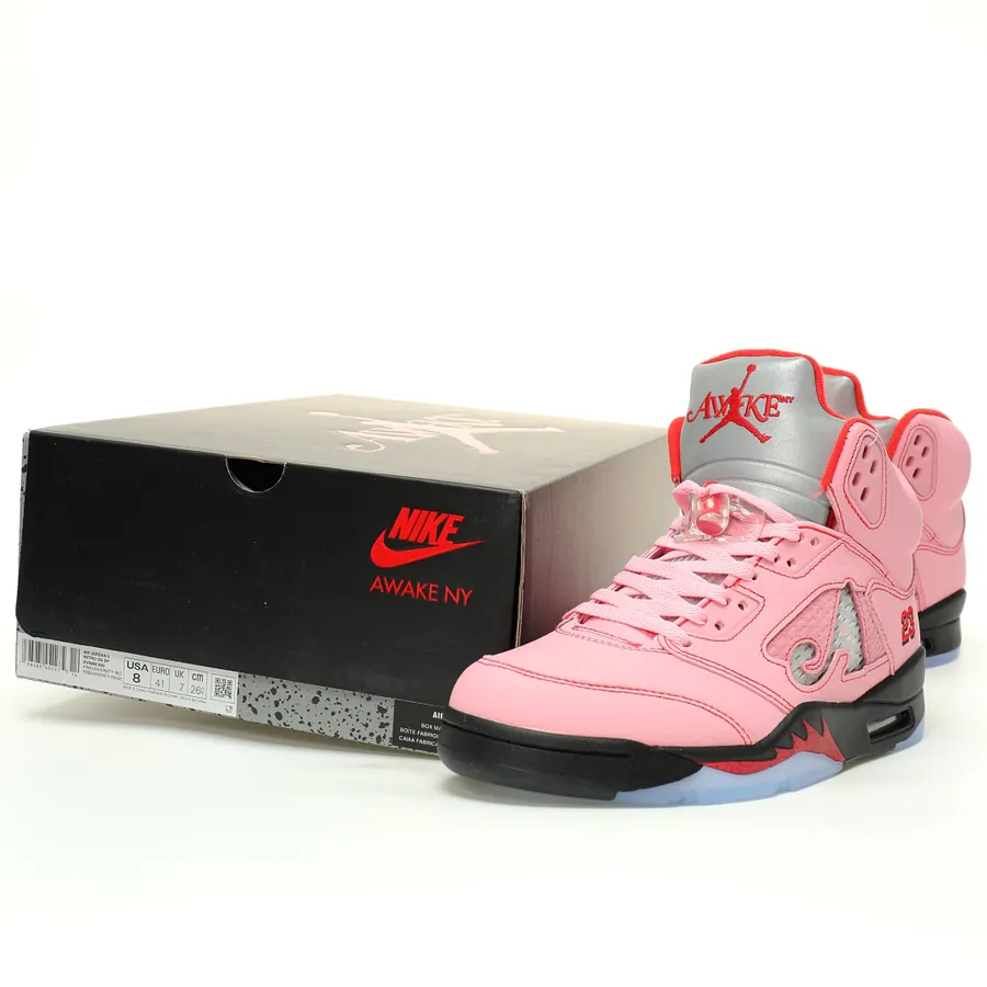 Awake x Air 5 Retro SP Arctic Pink 5代中帮复古休闲文化篮球鞋