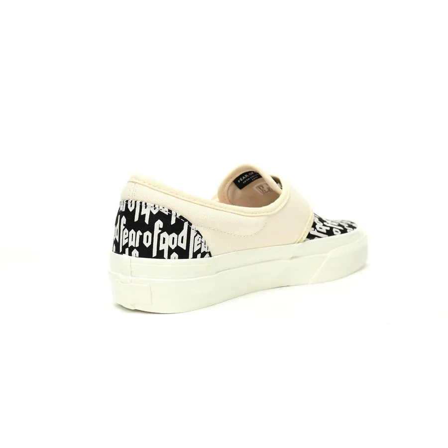 Fear of God x Vans Vault OG Slip on 47 V DX White Black Checkerboard