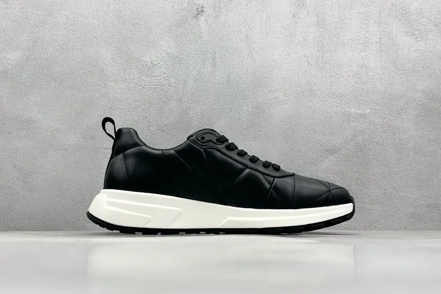 PRADA OG Edition Men's Sneakers with Thick Sole and Buckle