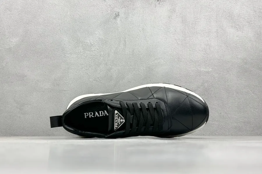PRADA OG Edition Men's Sneakers with Thick Sole and Buckle
