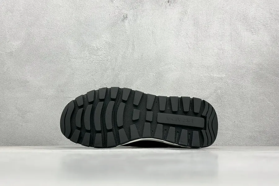 PRADA OG Edition Men's Sneakers with Thick Sole and Buckle
