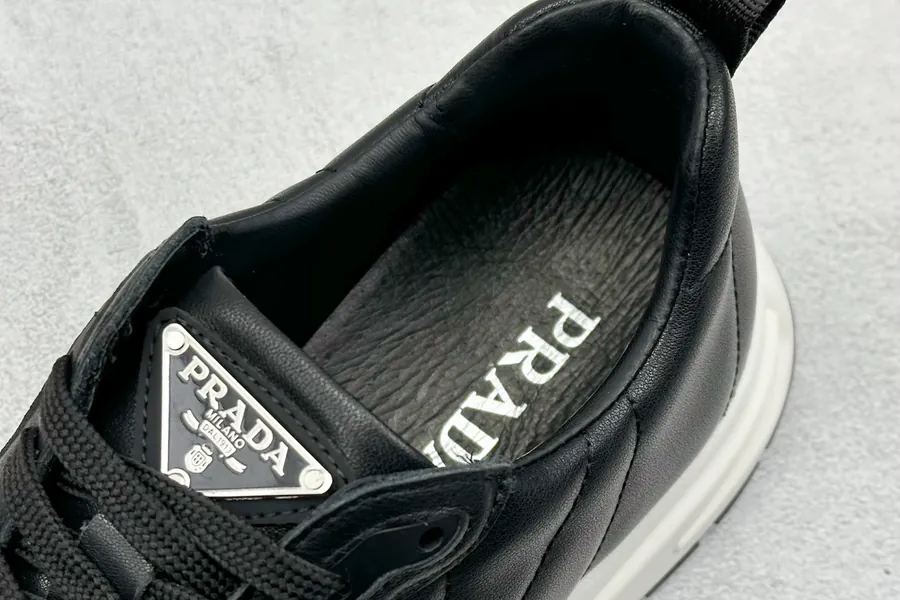 PRADA OG Edition Men's Sneakers with Thick Sole and Buckle