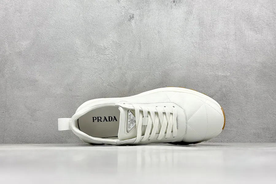 PRADA OG Edition Men's Sneakers with Thick Sole and Buckle Design