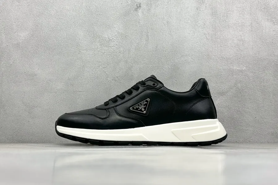 PRADA OG Edition Men's Sneakers with Thick Sole and Buckle Design