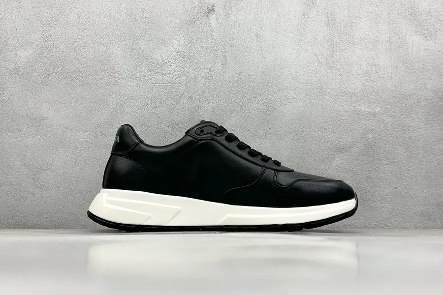 PRADA OG Edition Men's Sneakers with Thick Sole and Buckle Design