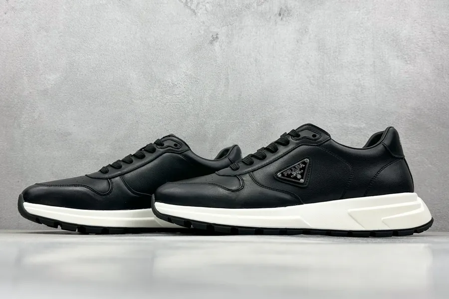 PRADA OG Edition Men's Sneakers with Thick Sole and Buckle Design