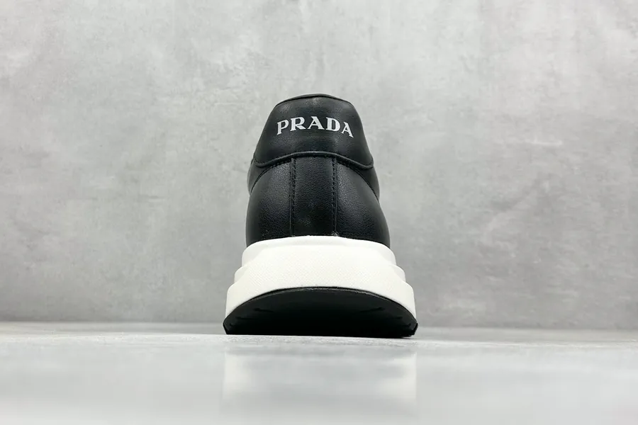 PRADA OG Edition Men's Sneakers with Thick Sole and Buckle Design