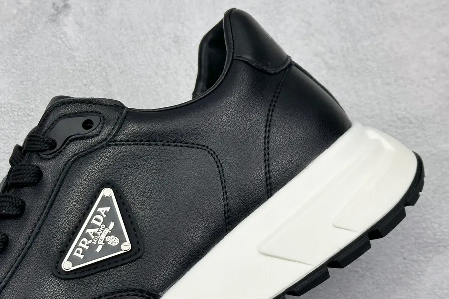 PRADA OG Edition Men's Sneakers with Thick Sole and Buckle Design
